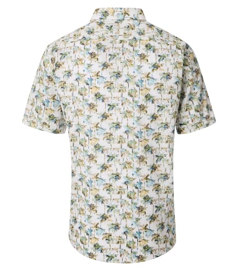 Freizeithemd Kurzarm Print Casual Fit