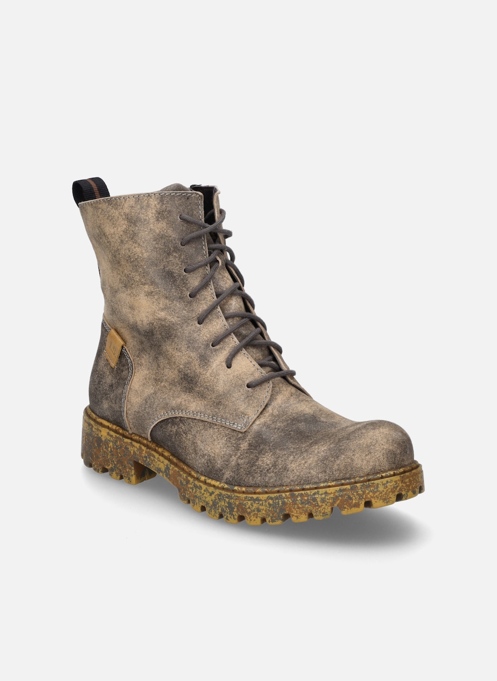 Damen Stiefelette Marta 02, taupe-kombi