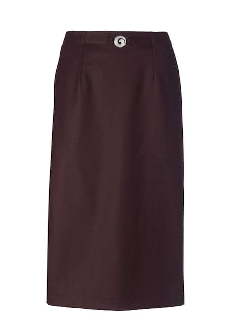 GOLDNER Rok met scheerwol Klassieke scheerwollen rok met elastische tailleband