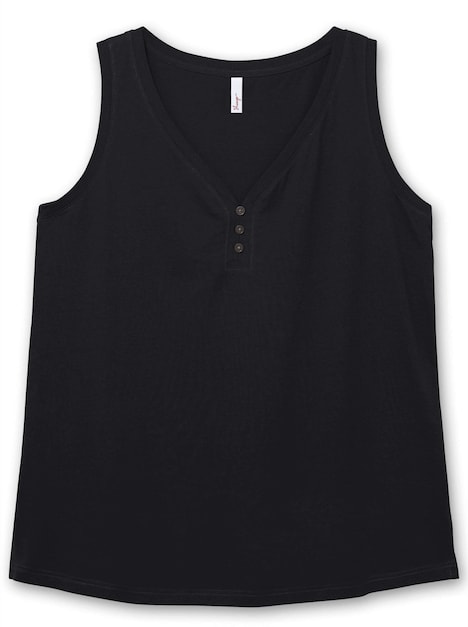 Tanktop Ärmellos Uni Ohne Kragen