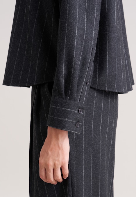 Damen Oversizebluse - Flanell