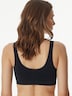 Schiesser Damen Bustier-Bikini-Top mit herausnehmbaren Pads - Classic Seamless - schwarz