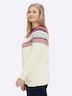 Pullover Langarm Jacquard Sonstiges Muster Ohne Kragen