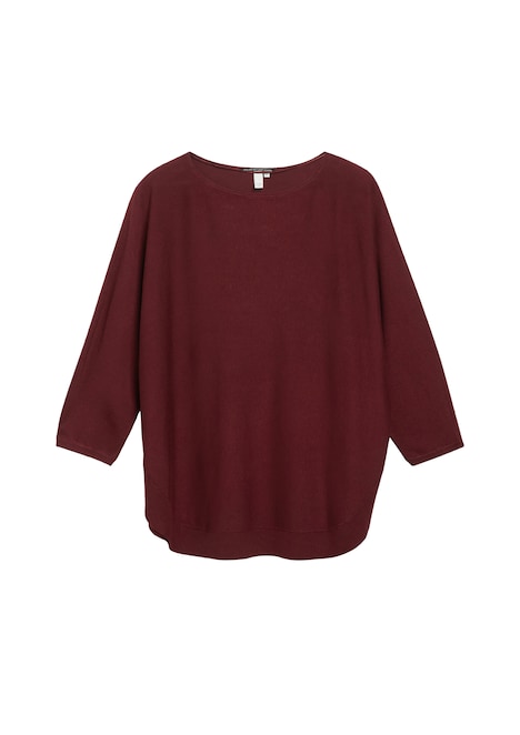 Viskosemix Pullover mit Fledermausärmeln