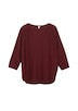 Viskosemix Pullover mit Fledermausärmeln