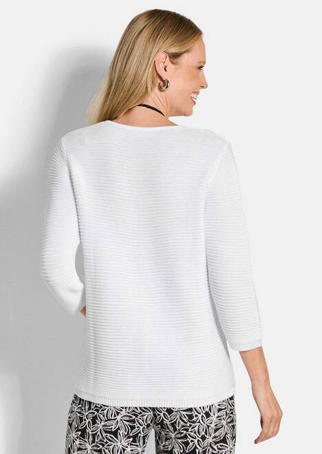 Eleganter V-Ausschnitt Pullover