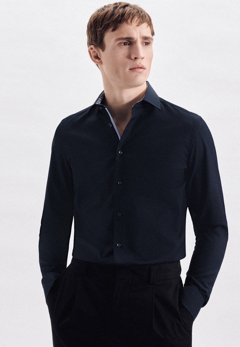 Herren Business Hemd - Uni