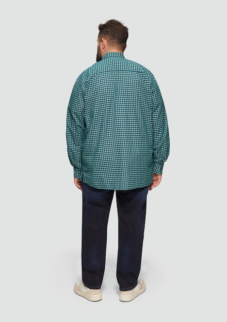 Regular Fit: Kariertes Hemd mit Button-Down-Kragen