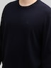 Strickpullover mit Logo Stickerei
