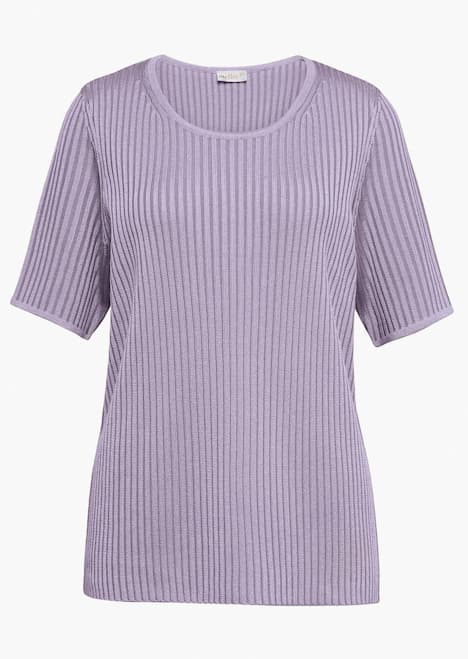 Pflegeleichter Pullover in hochwertiger Rippenstruktur