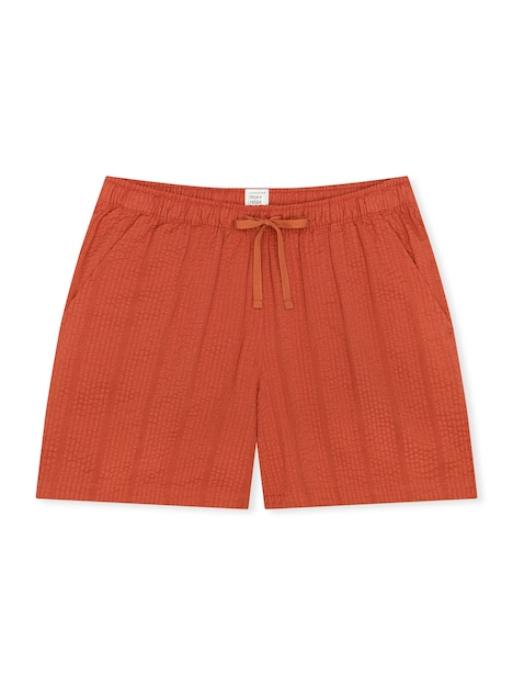 Schiesser Damen Pyjamahose Mix Relax terracotta