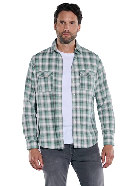 engbers Herren Karohemd , Gruen