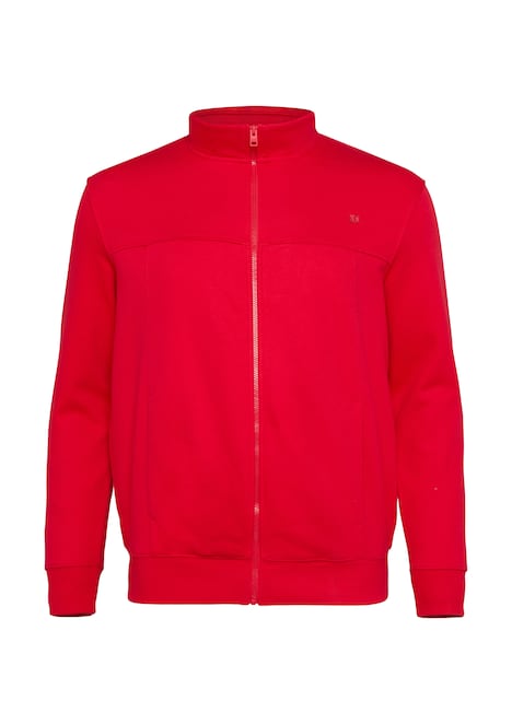 Sweatjacke mit Stehkragen