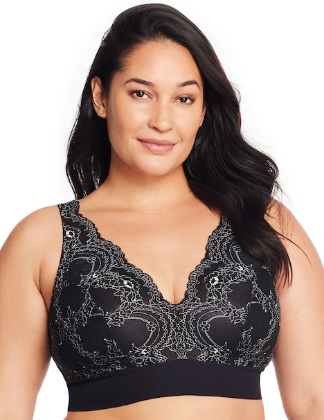 Bramour Lexington Plunge-Bralette mit Spitze