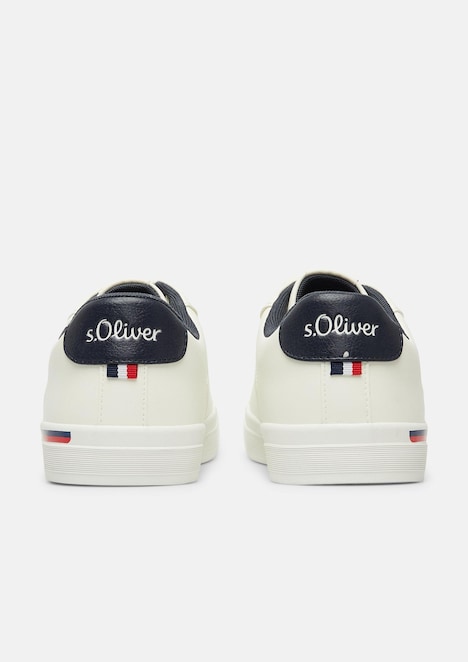 Sneaker in Leder-Optik