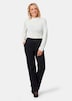 GOLDNER Jersey broek Comfortabel elastische broek met glitter