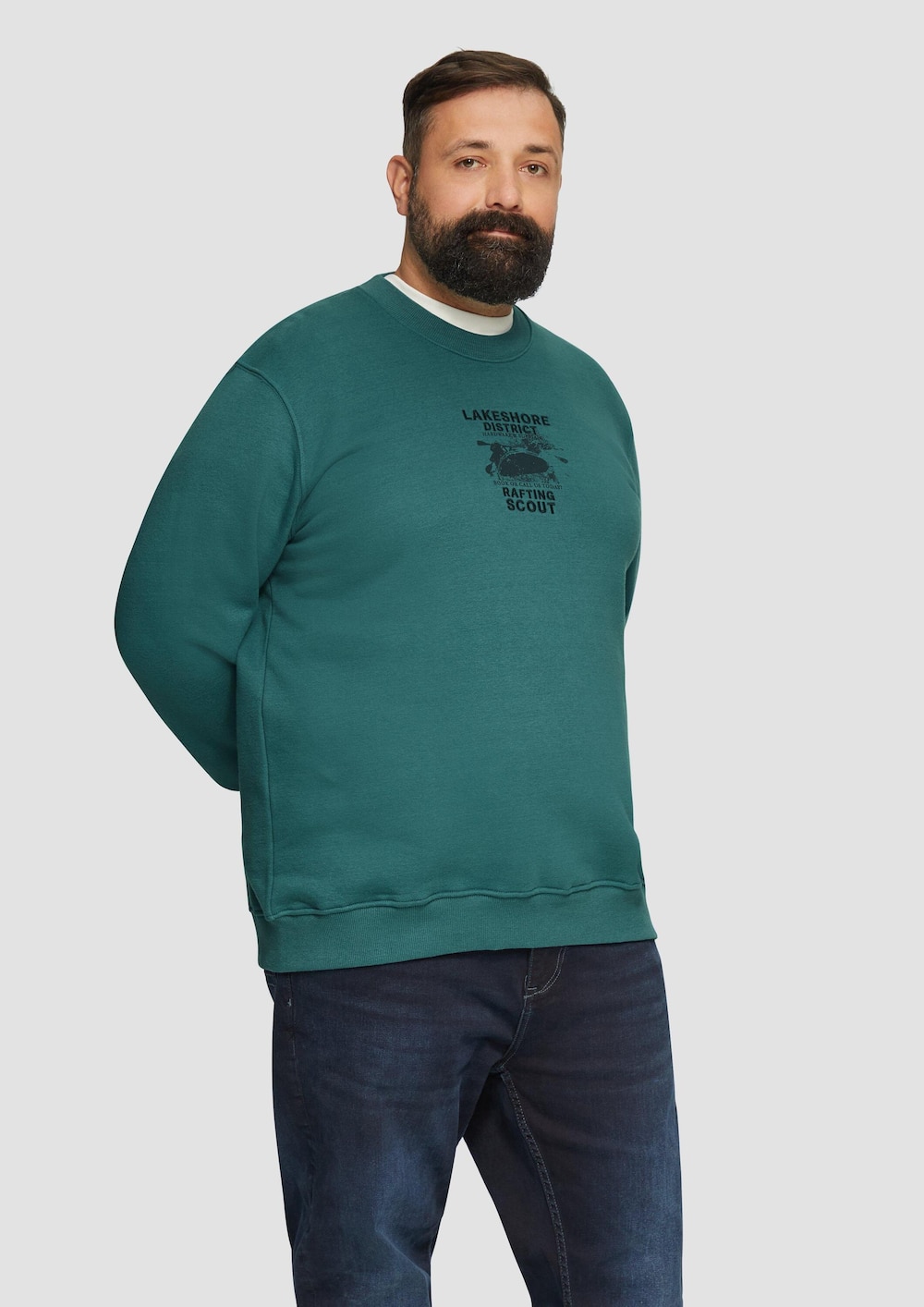 Sweatshirt mit Stickerei