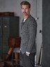 engbers Herren Strick-Sakko regular , Grau