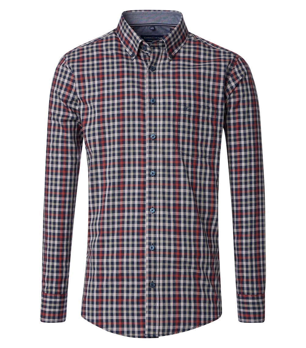 Freizeithemd kariert Comfort Fit