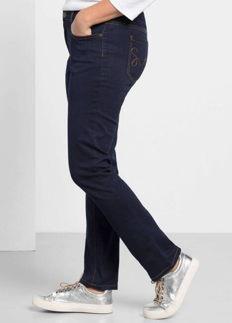 Stretch-Jeans Uni