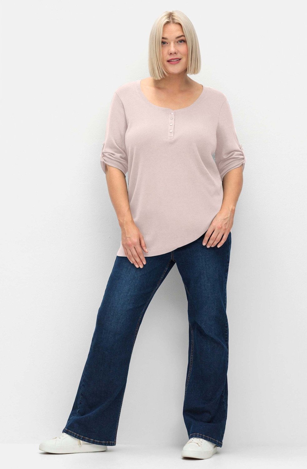 3/4-Arm-Shirt 3/4-Arm Uni