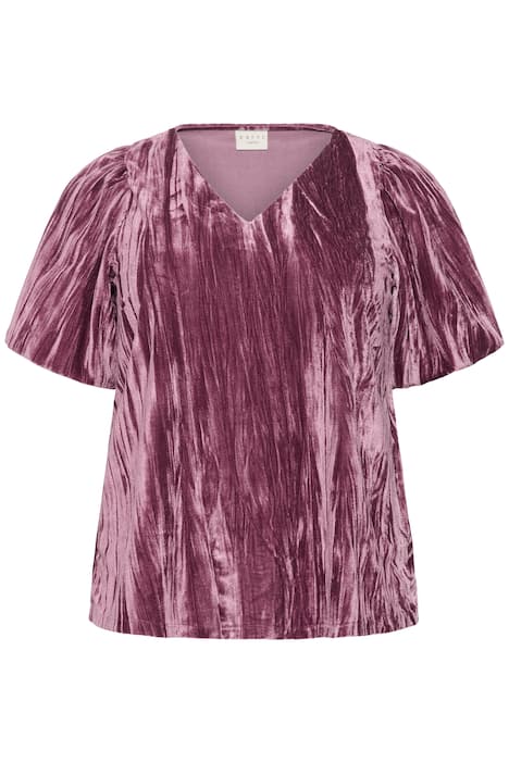 Blouse met korte mouwen Regular fit