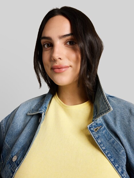 Loose Fit Strickpullover mit Kaschmir-Anteil