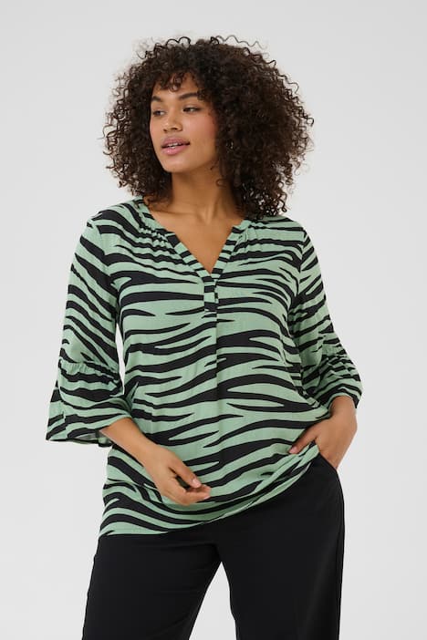 Kurzarm-Bluse Regular fit