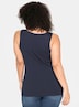 Tanktop Ärmellos Uni Ohne Kragen