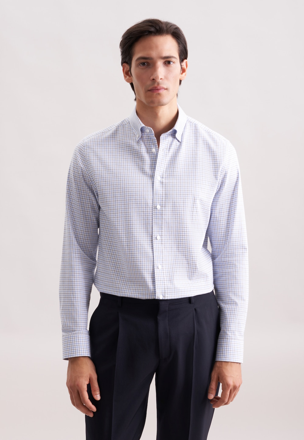 Herren Flanellhemd - Karo