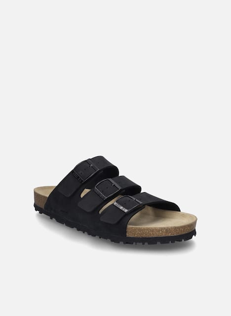 Herren Sandale Josef 07, schwarz