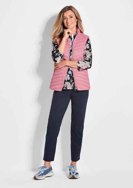 Weste Damen mit Stehkragen und leichter Steppung