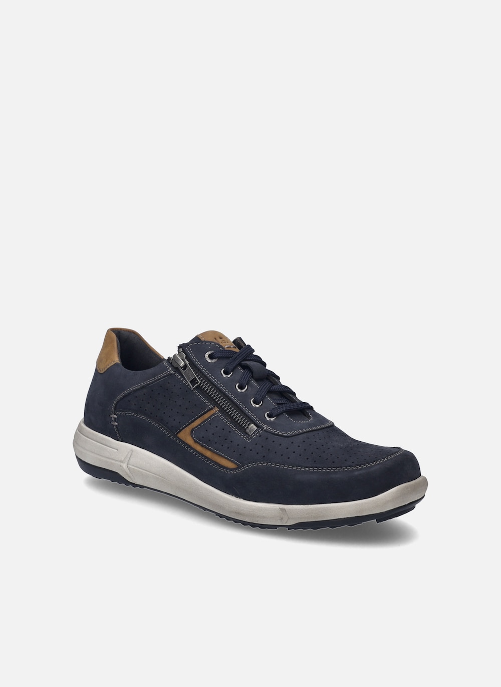 Herren Halbschuh Enrico 32, indigo-kombi