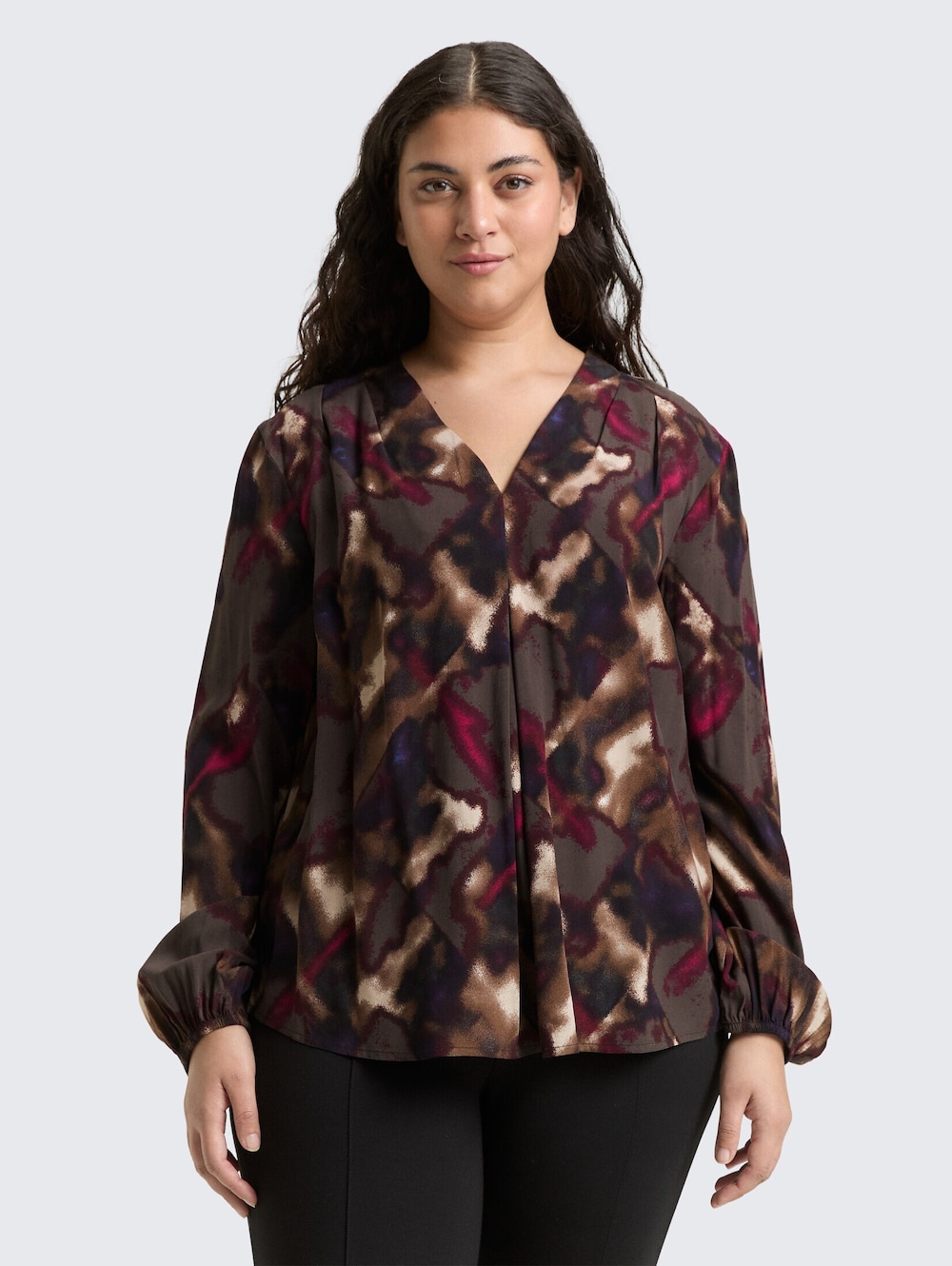 Tom Tailor Women PLUS Blusen & Shirts Plus Size - Bluse mit Muster