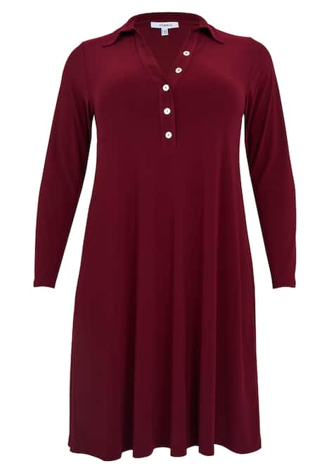 Kleid mit V-Ausschnitt