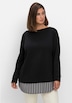 2-in-1-Shirt Langarm Uni