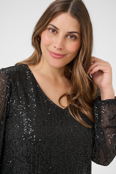 Langarm-Bluse Regular fit