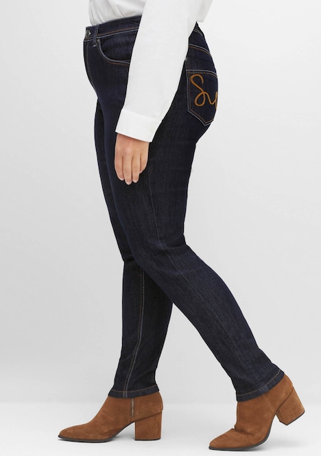 Stretch-Jeans Uni