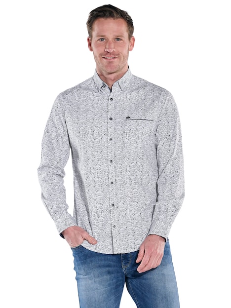 engbers Herren Hemd langarm , Reinweiss