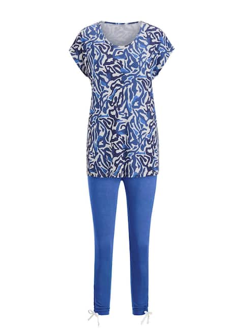 Moderner Strandanzug mit Druck