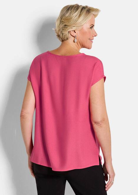 Blouse met glittersteentjes