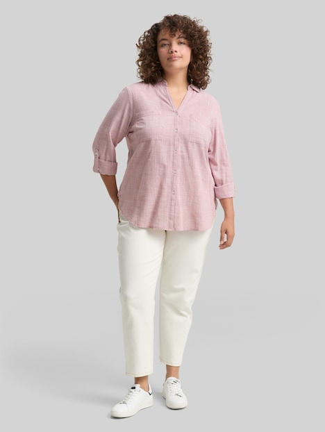 Bluse mit Brusttaschen