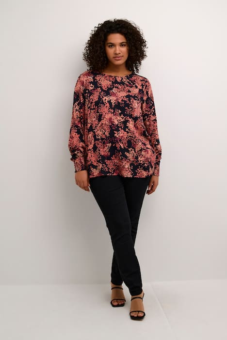 Langarm-Bluse Regular fit
