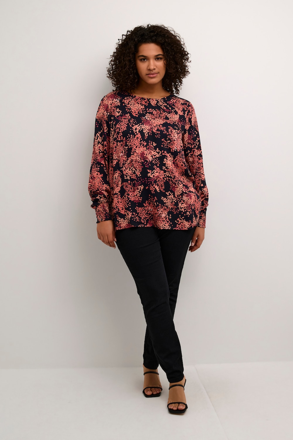 Langarm-Bluse Regular fit