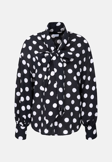 Damen Rüschenbluse - Druck