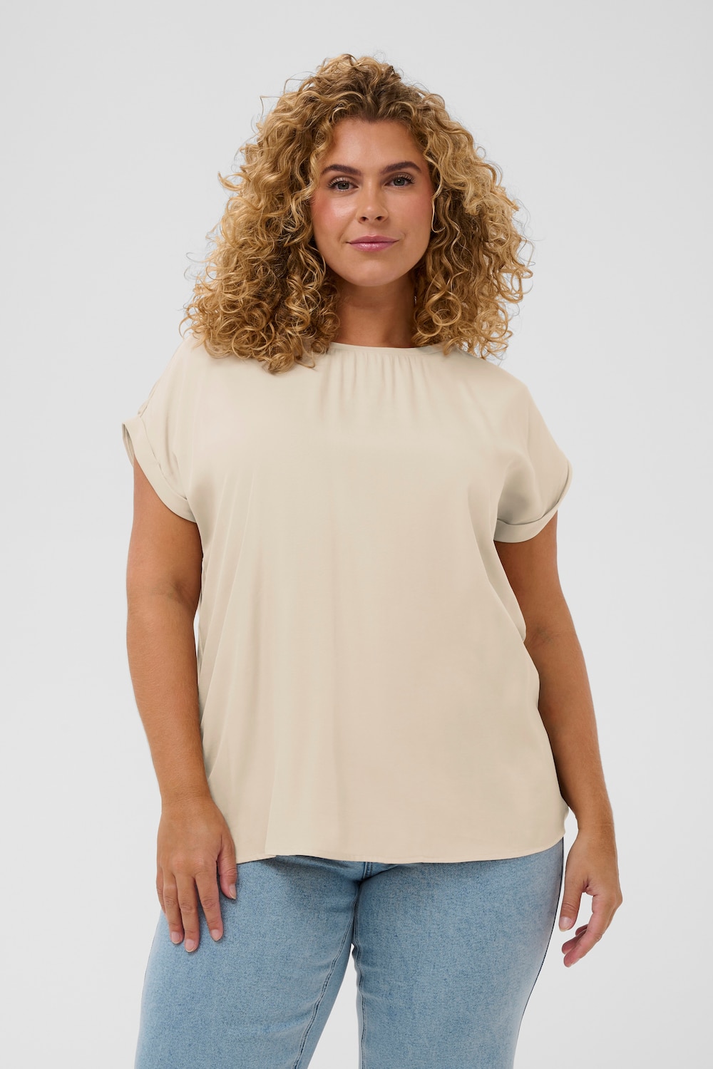 Langarm-Bluse Regular fit