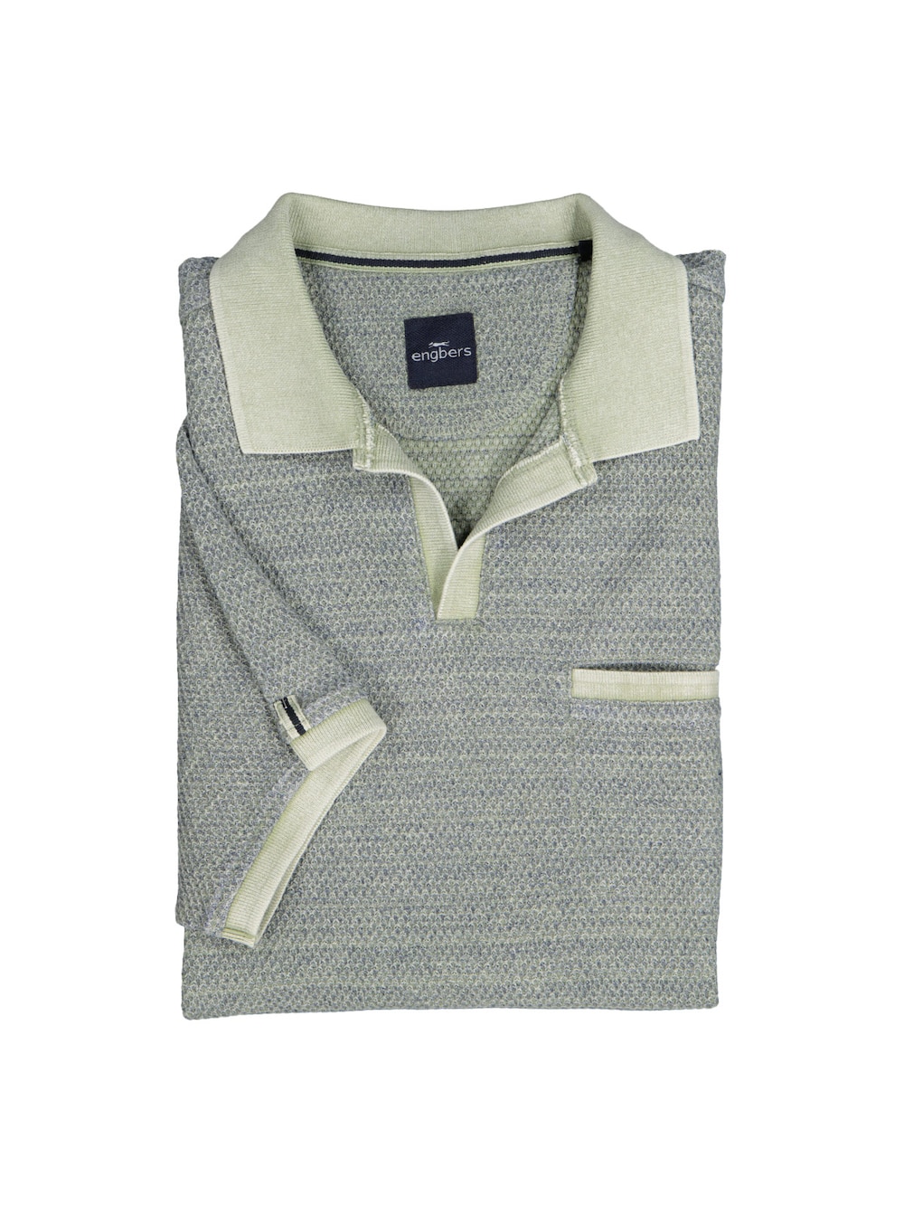 Polo-Shirt strukturiert
