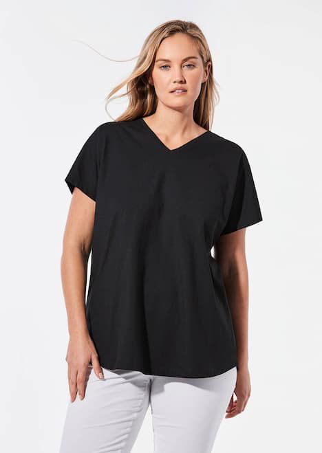 Shirt mit V-Ausschnitt