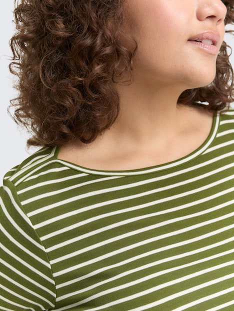 Langarmshirt mit Streifenmuster