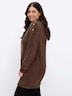 Langarm-Pullover Feinstrickpullover mit U-Boot-Ausschnitt Langarm